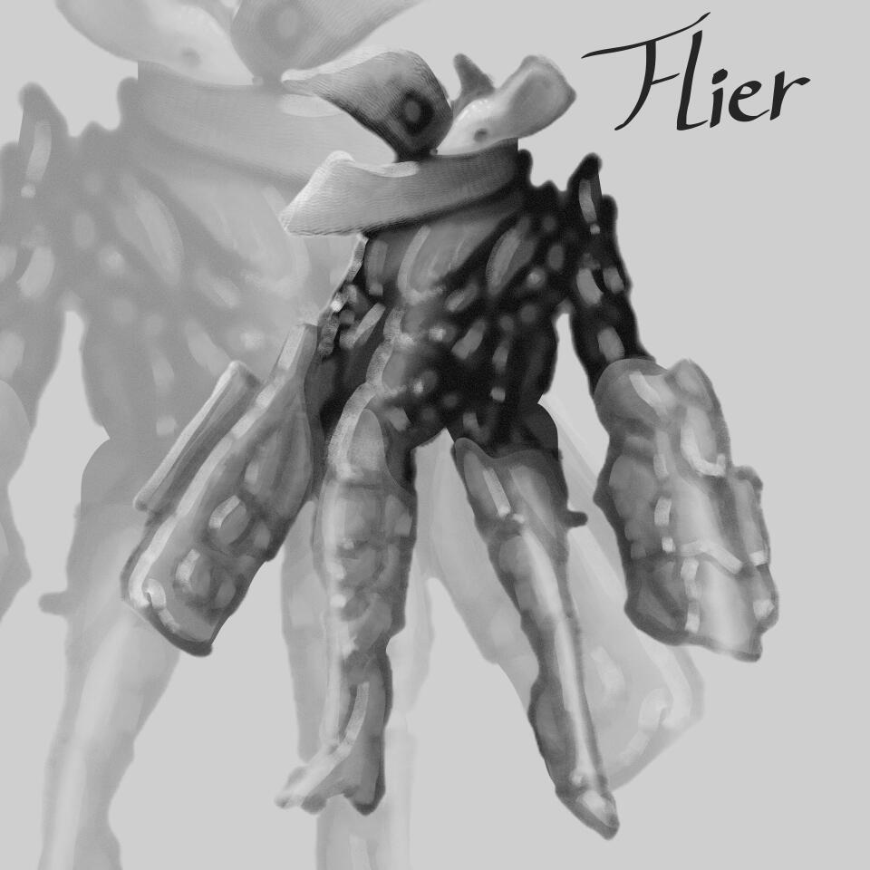 Uitgewerkte silhouette